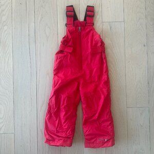 Columbia Kid's Unisex Red Ski Pants/Bib- Size 3T